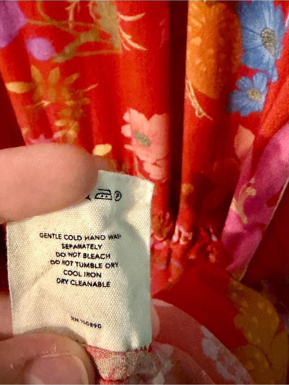 Free People x Spell Wild Bloom Maxi Dress Medium Floral Boho Like New - Picture 11 of 15